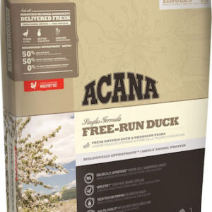 Acana Free-Run Duck 2kg Ξηρά Τροφή χωρίς Σιτηρά για Ενήλικους Σκύλους με Πάπια