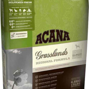 Acana Grasslands 11.4kg Ξηρά Τροφή Σκύλων χωρίς Σιτηρά & Γλουτένη με Αρνί και Πουλερικά
