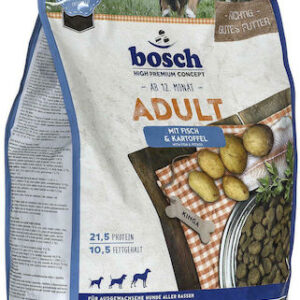 Bosch Petfood Concepts Adult 3kg Ξηρά Τροφή χωρίς Σιτηρά & Γλουτένη για Ενήλικους Σκύλους με Πατάτες και Ψάρια