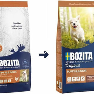 Bozita Original 3kg Ξηρά Τροφή χωρίς Γλουτένη για Κουτάβια με Κοτόπουλο