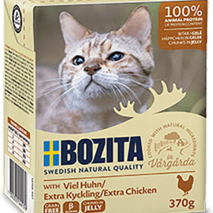 Bozita Feline Υγρή Τροφή για Ενήλικες Γάτες σε Φακελάκι με Κοτόπουλο χωρίς Σιτηρά & Γλουτένη 370gr A35-BOZ.64917
