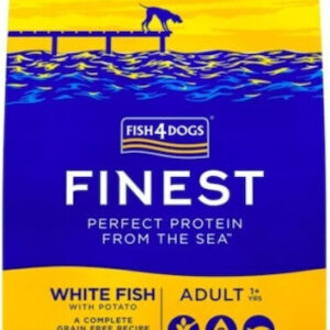 Fish4Dogs Finest Adult White Small Kibble 1.5kg Ξηρά Τροφή χωρίς Σιτηρά & Γλουτένη για Ενήλικους Σκύλους Μικρόσωμων Φυλών με Ψάρια