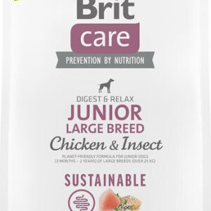 Brit Care Junior Large Breed Sustainable 3kg Ξηρά Τροφή χωρίς Γλουτένη για Κουτάβια Μεγαλόσωμων Φυλών με Κοτόπουλο