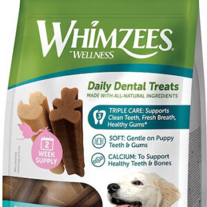 Whimzees Puppy M/L Οδοντική Λιχουδιά Σκύλου για Μεσαίες Φυλές 210gr 14τμχ Puppy