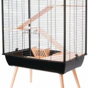Zolux Cosy Cage for Large Rodents Μαύρο 78x48x110cm