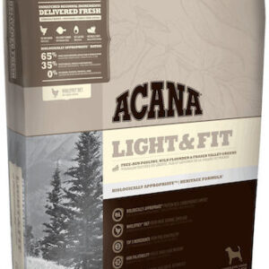 Acana Light & Fit 2kg Ξηρά Τροφή Διαίτης, χωρίς Σιτηρά για Ενήλικους Στειρωμένους Σκύλους με Κοτόπουλο και Κρέας