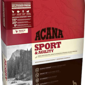 Acana Sport & Agility 17kg Ξηρά Τροφή Σκύλων χωρίς Σιτηρά με Κοτόπουλο και Πουλερικά