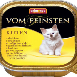 Animonda Kitten Υγρή Τροφή για Ανήλικες Γάτες σε Ταψάκι με Βοδινό και Πουλερικά χωρίς Σιτηρά & Γλουτένη 100gr