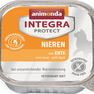 Animonda Integra Protect Renal Υγρή Τροφή για Ενήλικες Γάτες σε Ταψάκι με Πάπια Διαίτης, χωρίς Σιτηρά 100gr