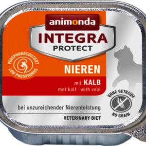 Animonda Integra Protect Nieren Υγρή Τροφή για Ενήλικες Γάτες σε Ταψάκι με Μοσχάρι χωρίς Σιτηρά & Γλουτένη 100gr