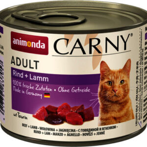 Animonda Carny Adult Υγρή Τροφή για Ενήλικες Γάτες σε Κονσέρβα με Αρνί και Βοδινό 200gr
