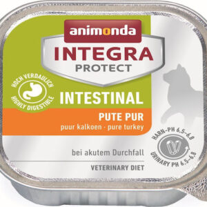 Animonda Integra Protect Intestinal Υγρή Τροφή για Ενήλικες Γάτες σε Ταψάκι με Γαλοπούλα 100gr 12608