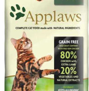 Applaws Adult Cat Grain Free Ξηρά Τροφή χωρίς Σιτηρά για Ενήλικες Γάτες με Κοτόπουλο / Αρνί 2kg