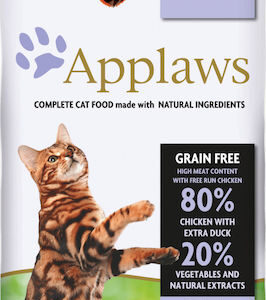 Applaws Adult Cat Grain Free Ξηρά Τροφή χωρίς Σιτηρά για Ενήλικες Γάτες με Κοτόπουλο / Πάπια 7.5kg