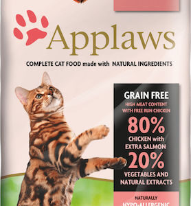 Applaws Adult Cat Grain Free Ξηρά Τροφή χωρίς Σιτηρά για Ενήλικες Γάτες με Κοτόπουλο / Σολομό 2kg