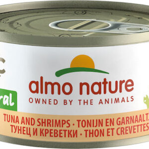 Almo Nature HFC Υγρή Τροφή για Ενήλικες Γάτες σε Κονσέρβα με Τόνο και Γαρίδες χωρίς Γλουτένη 70gr
