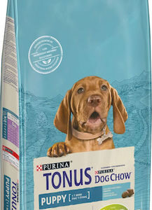 Purina Tonus Dog Chow Puppy 14kg Ξηρά Τροφή για Κουτάβια με Ρύζι και Αρνί