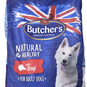 Butcher's Pet Care Natural & Healthy Beef 10kg Ξηρά Τροφή χωρίς Γλουτένη για Ενήλικους Σκύλους με Μοσχάρι