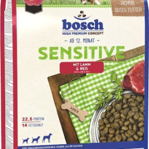 Bosch Petfood Concepts Sensitive 15kg Ξηρά Τροφή χωρίς Γλουτένη για Ενήλικους Σκύλους με Ρύζι και Αρνί
