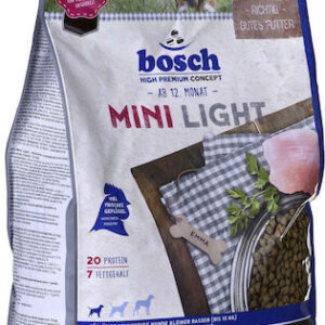 Bosch Petfood Concepts Mini Light Adult 2.5kg Ξηρά Τροφή Διαίτης, χωρίς Γλουτένη για Ενήλικους Σκύλους με Κοτόπουλο