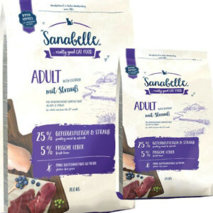 Bosch Petfood Concepts Adult Ostrich Ξηρά Τροφή χωρίς Γλουτένη για Ενήλικες Γάτες με Κοτόπουλο 10kg