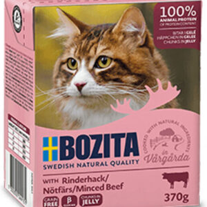 Bozita Feline Υγρή Τροφή για Ενήλικες Γάτες σε Φακελάκι με Βοδινό χωρίς Σιτηρά & Γλουτένη 370gr FK-4913
