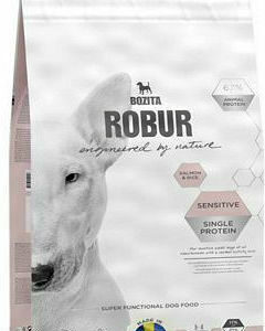 Bozita Robur Sensitive Single Protein 3kg Ξηρά Τροφή χωρίς Γλουτένη για Ενήλικους Σκύλους με Ρύζι και Σολομό
