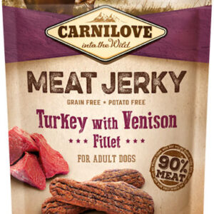 Carnilove Meat Jerky Λιχουδιές Σκύλου με Γαλοπούλα και Ελάφι 100gr
