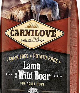 Carnilove Lamb & Wild Boar Adult 12kg Ξηρά Τροφή χωρίς Σιτηρά για Ενήλικους Σκύλους με Αρνί και Χοιρινό
