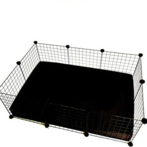 C&C Modular Cage Περίφραξη Τρωκτικών Μαύρη 110x75x