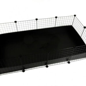 C&C Modular Cage Μαύρο 145x75x37cm