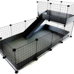 C&C Modular Cage 4x2μ. & Loft 2x1μ. Γκρι xx