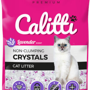 Calitti Crystals Κρυσταλλική Άμμος Γάτας με Άρωμα Λεβάντα 3.8lt