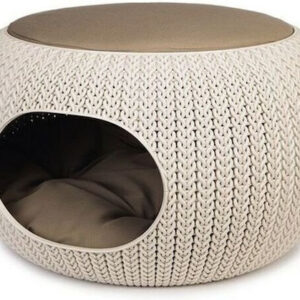 Curver Knit Pet Κρεβάτι Γάτας σε Μπεζ χρώμα 333295