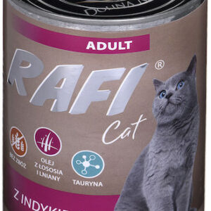 Dolina Noteci Rafi Adult Υγρή Τροφή για Ενήλικες Γάτες σε Κονσέρβα με Γαλοπούλα χωρίς Σιτηρά 400gr