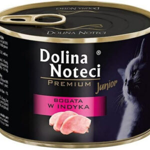 Dolina Noteci Premium Junior Kittens Υγρή Τροφή για Ανήλικες Γάτες σε Κονσέρβα με Γαλοπούλα χωρίς Γλουτένη 185gr
