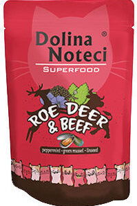Dolina Noteci Superfood Υγρή Τροφή για Ενήλικες Γάτες σε Φακελάκι με Βοδινό χωρίς Σιτηρά & Γλουτένη 85gr