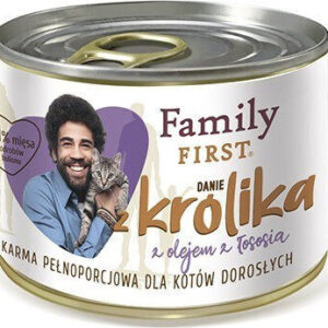 Family First Υγρή Τροφή για Ενήλικες Γάτες σε Κονσέρβα με Αρνί χωρίς Γλουτένη 200gr FF-19103