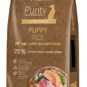 Fitmin Purity Puppy Rice 2kg Ξηρά Τροφή χωρίς Γλουτένη για Κουτάβια με Αρνί, Ρύζι και Σολομό