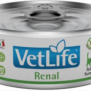 Farmina Vet Life Renal Υγρή Τροφή για Ενήλικες Γάτες σε Κονσέρβα με Κοτόπουλο και Σαρδέλα χωρίς Σιτηρά & Γλουτένη 85gr 22.01.063