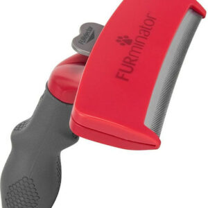 FURminator Undercoat Tool Χτένα XLarge για Μακρύτριχους Σκύλους με Ξυράφι για Απομάκρυνση Τριχών Μαύρο