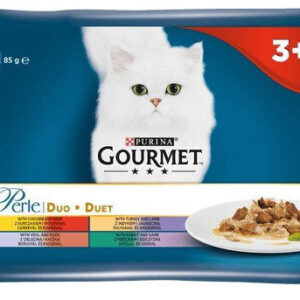 Purina Gourmet Perle Υγρή Τροφή για Ενήλικες Γάτες σε Φακελάκι με Σολομό 85gr