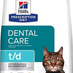 Hill's Prescription Diet Feline T D Dry Cat Food Chicken 1,5 Kg