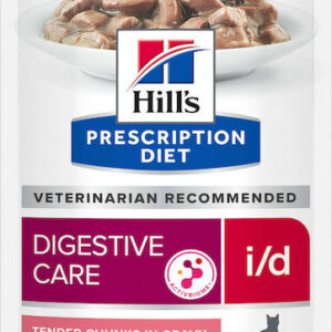 Hill's Prescription Diet Digestive Care i/d Υγρή Τροφή για Ενήλικες Γάτες σε Φακελάκι με Σολομό 85gr