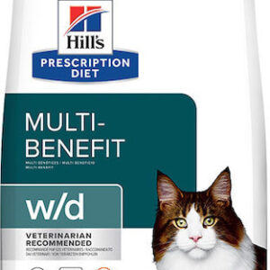Hill's Prescription Diet W/d Feline Digestive/Weight Management Ξηρά Τροφή Διαίτης, χωρίς Γλουτένη για Ενήλικες Στειρωμένες Γάτες με Ευαίσθητο Γαστρεντερικό με Κοτόπουλο 3kg