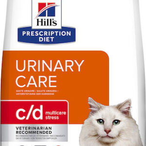 Hill's Prescription Diet Urinary Stress C/d Ξηρά Τροφή Διαίτης για Ενήλικες Γάτες με Ευαίσθητο Ουροποιητικό με Κοτόπουλο 3kg