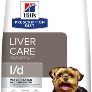 Hill's Prescription Diet l/d Liver Care 4kg Ξηρά Τροφή Σκύλων χωρίς Γλουτένη με Συκώτι