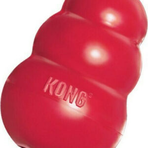 Kong Classic Παιχνίδι Σκύλου Μασητικό από Καουτσούκ Small 7.5εκ. Κόκκινο