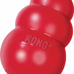 Kong Classic Παιχνίδι Σκύλου Μασητικό από Καουτσούκ Medium 9εκ. Κόκκινο 1τμχ