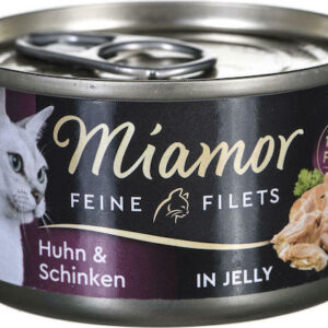 Miamor Feine Filets Υγρή Τροφή για Ενήλικες Γάτες σε Κονσέρβα με Ζαμπόν και Ρύζι 100gr
